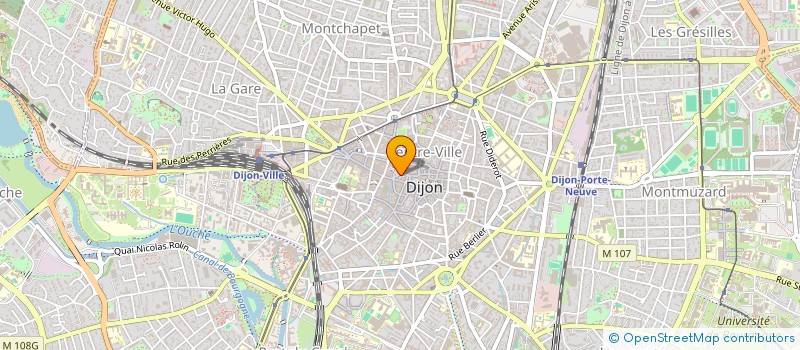 localisation de l'entreprise INDIVISION NICOLAS BAPTISTE ET TARLAPAN CORINA à DIJON