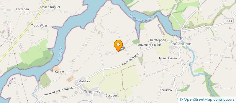 localisation de l'entreprise INDIVISION NICOLAS CHRISTIAN  TROGUERY