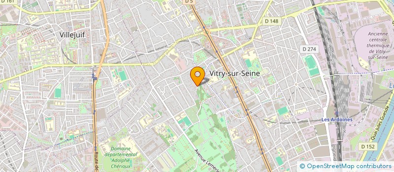 localisation de l'entreprise INDIVISION NICOLAS DEVOS ET BRUNO DA SILVA  VITRY-SUR-SEINE