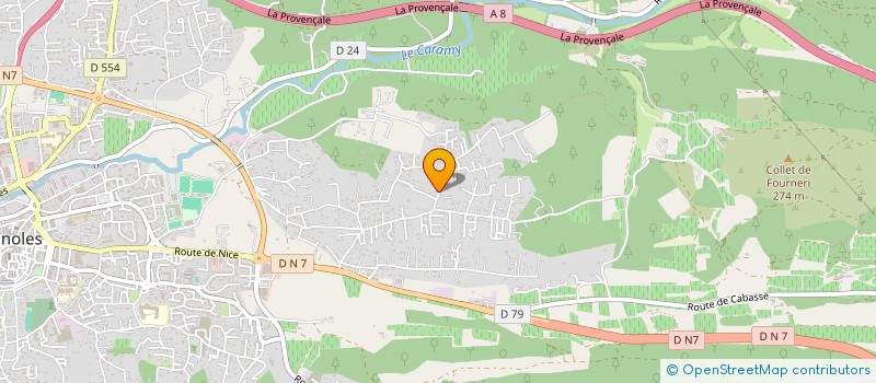 localisation de l'entreprise INDIVISION NICOLAU-MOYA  BRIGNOLES