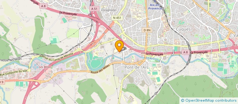 localisation de l'entreprise INDIVISION NICOLLET / LEVY  AIX-EN-PROVENCE