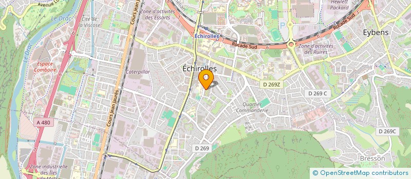 localisation de l'entreprise INDIVISION NIEMEN MILLENIUM  ECHIROLLES