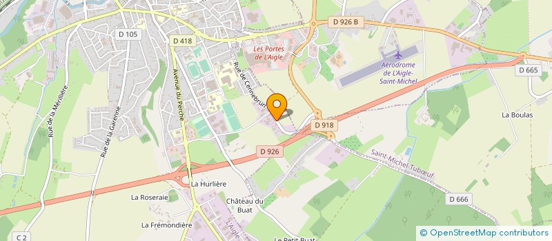 localisation de l'entreprise INDIVISION NIEZ CORBET à L'AIGLE