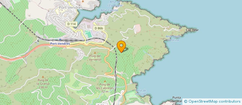 localisation de l'entreprise INDIVISION NIVET BAUDRY GAEBELE  PORT-VENDRES