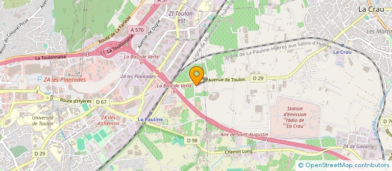 localisation de l'entreprise INDIVISION NIVIERE DI GIOVANNI  LA GARDE