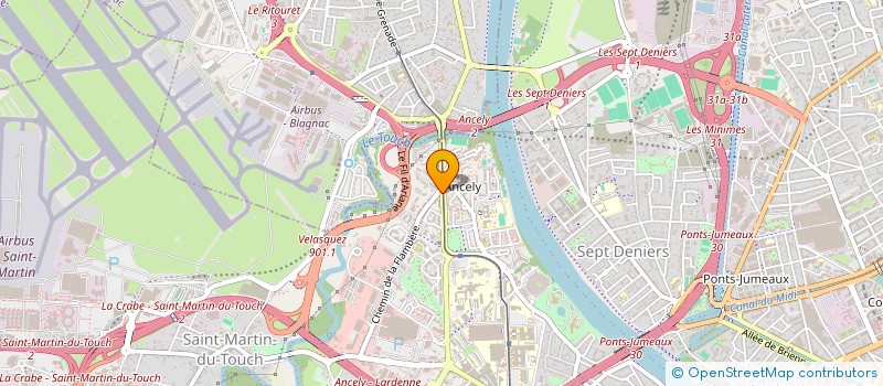 localisation de l'entreprise INDIVISION NOBLE / JEAN-MARIE MATHIEU ET LYNDA  TOULOUSE