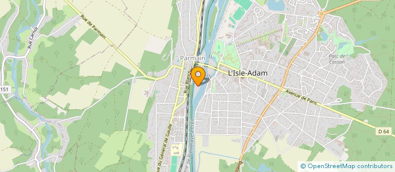 localisation de l'entreprise INDIVISION NOBLET  L'ISLE-ADAM