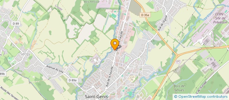 localisation de l'entreprise INDIVISION NOBLET GARANDE à SAINT-GENIS-POUILLY