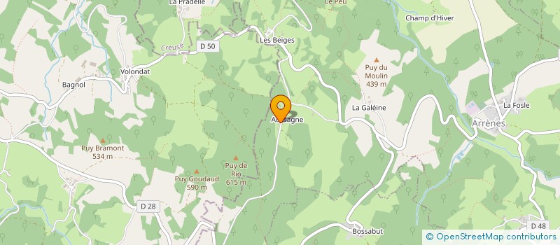 localisation de l'entreprise INDIVISION NOEL à ARRENES