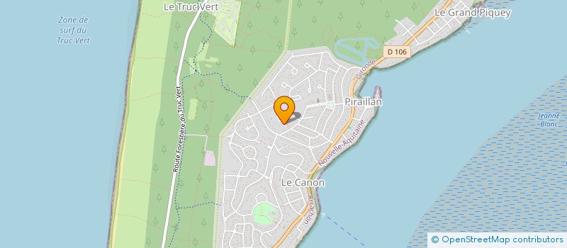 localisation de l'entreprise INDIVISION NONY à LEGE-CAP-FERRET