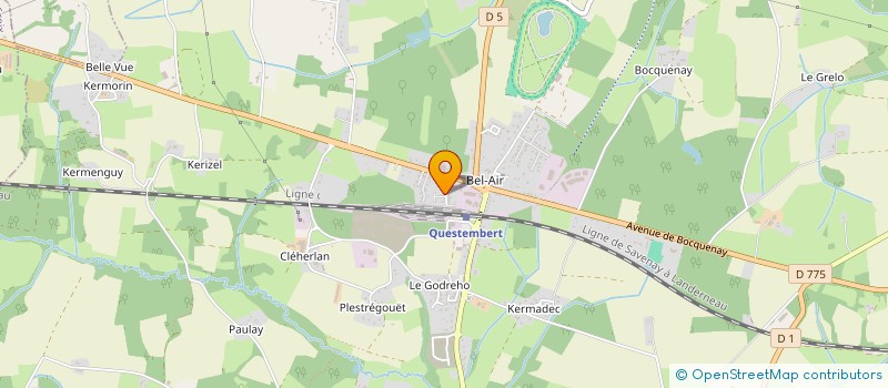 localisation de l'entreprise INDIVISION NORMAND MARTIN  QUESTEMBERT