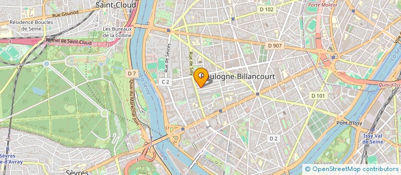 localisation de l'entreprise INDIVISION NOUET à BOULOGNE-BILLANCOURT