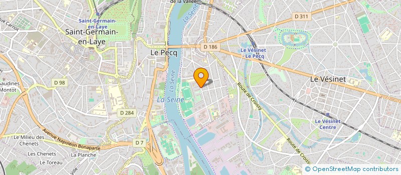 localisation de l'entreprise INDIVISION NOUGAREDE  LE PECQ