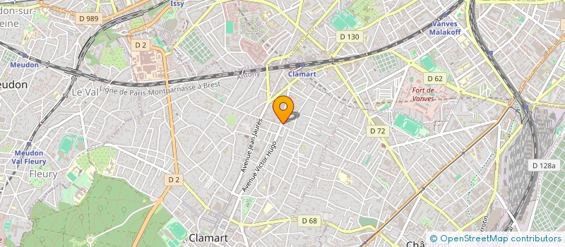 localisation de l'entreprise INDIVISION NOUGAREDE-D'HOUDAIN à CLAMART