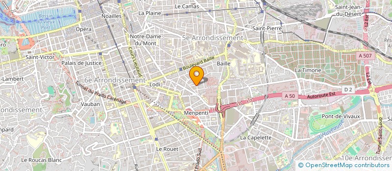 localisation de l'entreprise INDIVISION NOUI / LARBONI à MARSEILLE