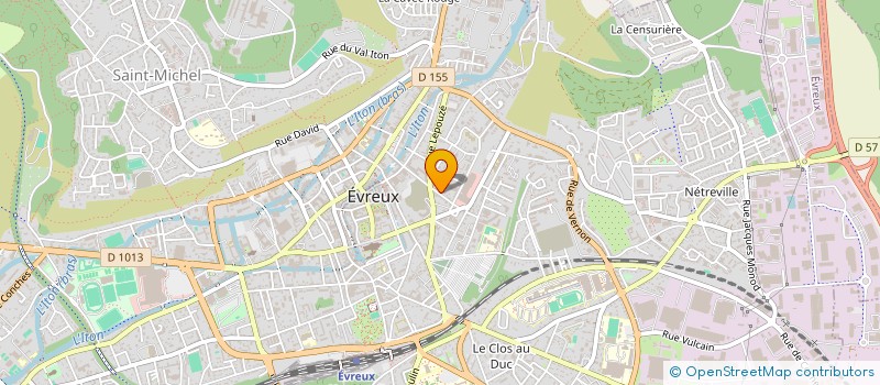 localisation de l'entreprise INDIVISION NOURY-PORTIER  EVREUX