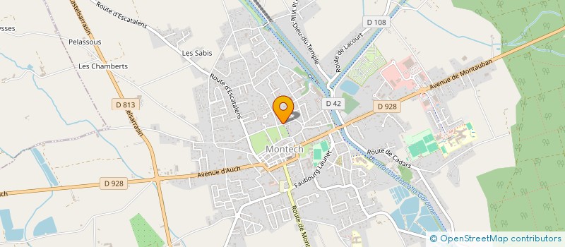 localisation de l'entreprise INDIVISION NOVO CHARLES ET DALMAZZO  MONTECH