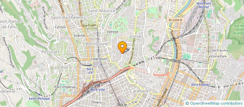 localisation de l'entreprise INDIVISION NUNES - CORDILLET à NICE