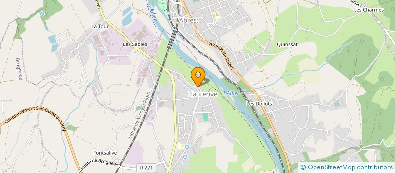 localisation de l'entreprise INDIVISION NUYET  BUSSET