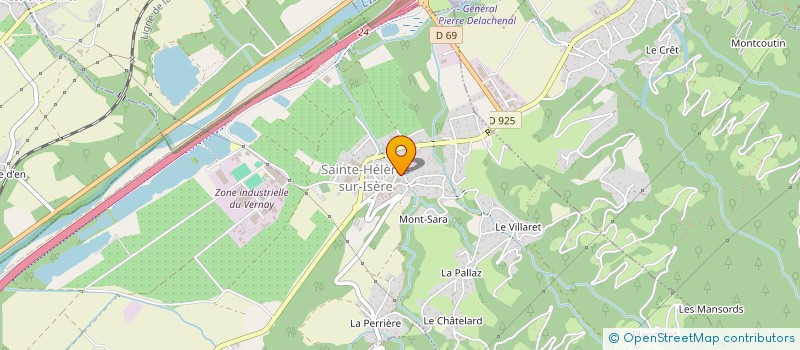 localisation de l'entreprise INDIVISION NYS ET JILCOT  SAINTE-HELENE-SUR-ISERE