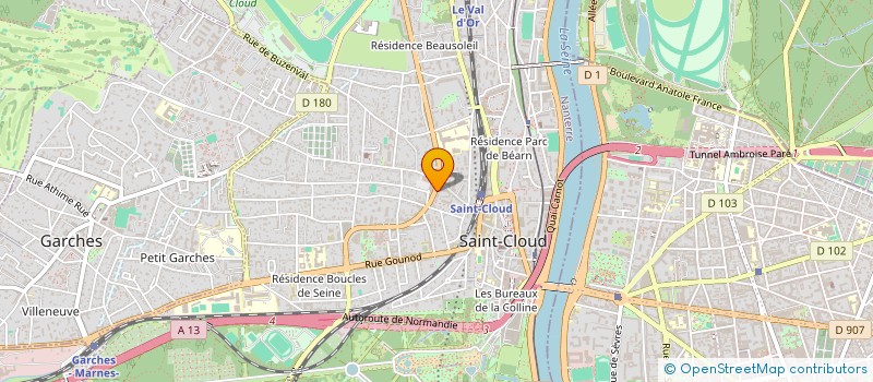 localisation de l'entreprise INDIVISION O & F LACOUCHE à SAINT-CLOUD