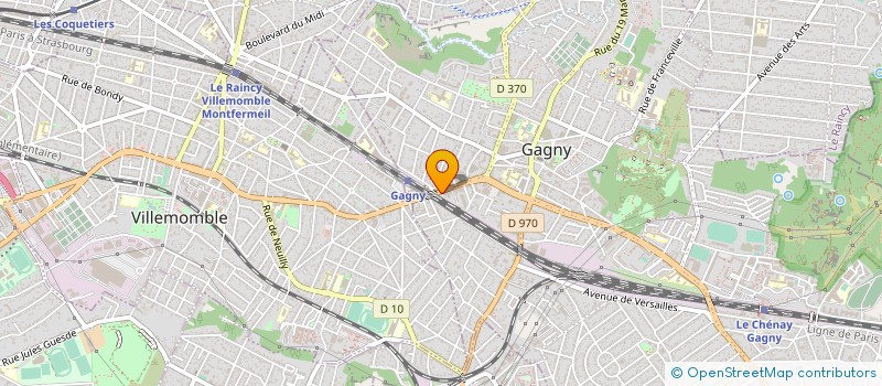localisation de l'entreprise INDIVISION ODOUL à GAGNY