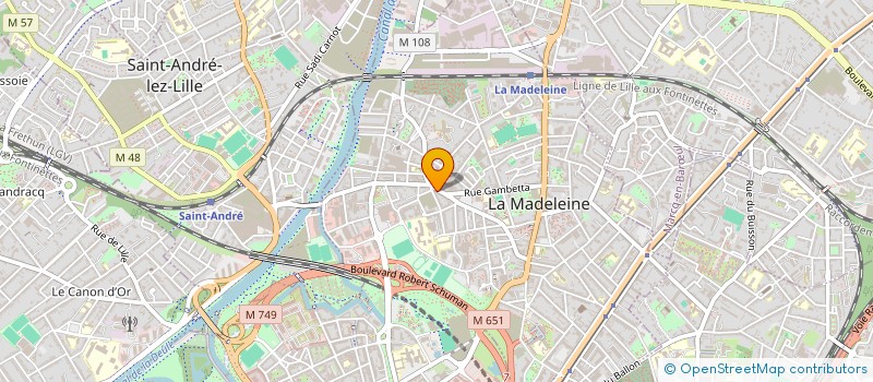 localisation de l'entreprise INDIVISION OGE FOLLET à LA MADELEINE