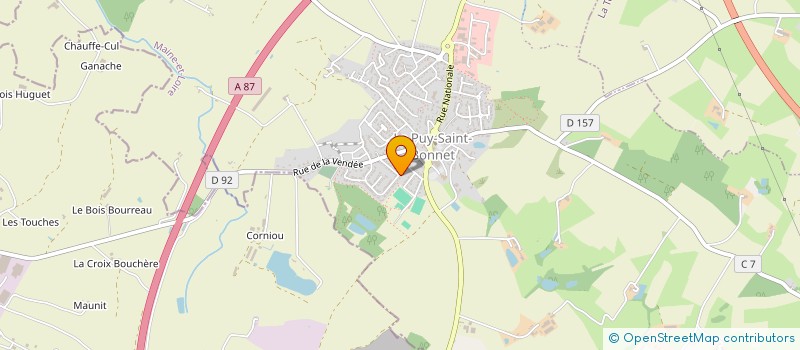 localisation de l'entreprise INDIVISION OGER CHRISTIAN ET PHILIPPE à CHOLET