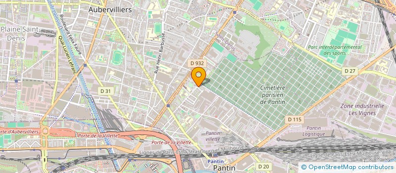 localisation de l'entreprise INDIVISION OHNIMUS VASSEUR  PANTIN