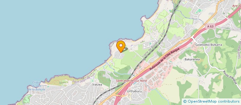 localisation de l'entreprise INDIVISION OLAIZOLA-TAUZIEDE à SAINT-JEAN-DE-LUZ