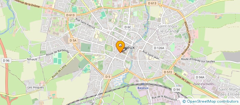 localisation de l'entreprise INDIVISION OLAND EMELIE  BAYEUX