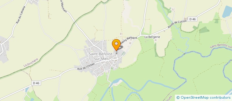 localisation de l'entreprise INDIVISION OLIVEIRA JOHANN OLIVEIRA KEEGAN  SAINT-BENOIST-SUR-MER