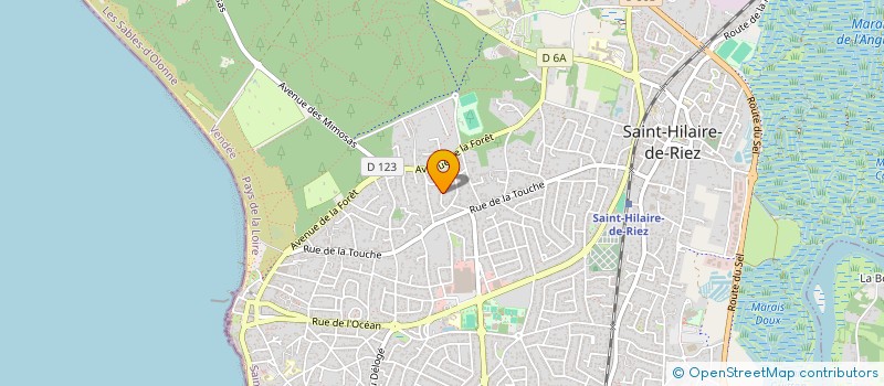 localisation de l'entreprise INDIVISION OLIVIER à SAINT-HILAIRE-DE-RIEZ