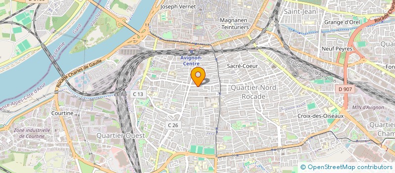 localisation de l'entreprise INDIVISION OLIVIER ELIANE PASCAL VINCENT  AVIGNON