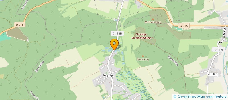 localisation de l'entreprise INDIVISION OLIVIER OISON - MARTINE DE SANTIS  EBERSVILLER