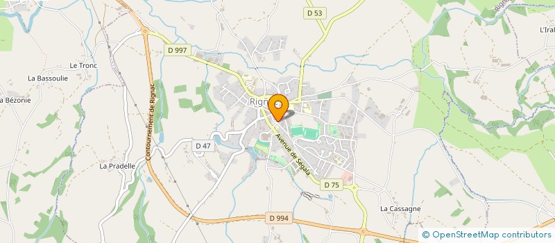 localisation de l'entreprise INDIVISION OLIVIER VIGNAUD  BOURNAZEL