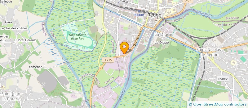 localisation de l'entreprise INDIVISION OLLIVIER EVANNO  REDON