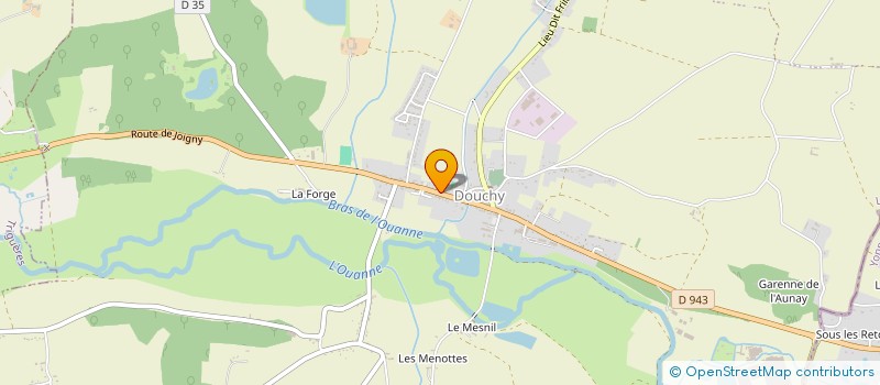 localisation de l'entreprise INDIVISION OLOFSSON / CALVO LAMOLLA à DOUCHY-MONTCORBON