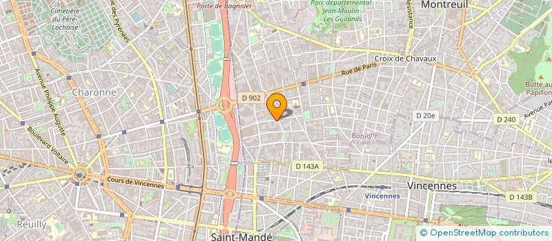 localisation de l'entreprise INDIVISION ONETA à MONTREUIL