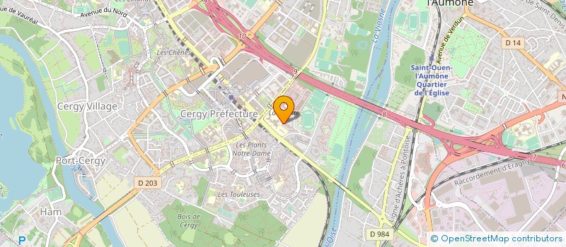 localisation de l'entreprise INDIVISION OPALE  PONTOISE