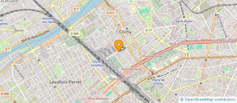 localisation de l'entreprise INDIVISION ORAIN à CLICHY