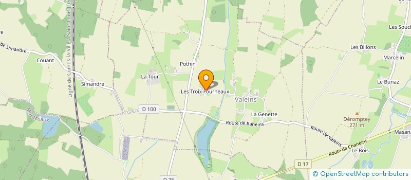 localisation de l'entreprise INDIVISION ORGERET LUDOVIC ET FREDERIC  VALEINS