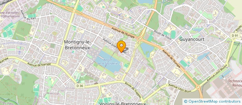 localisation de l'entreprise INDIVISION ORLIAC MELTZHEIM  VOISINS-LE-BRETONNEUX