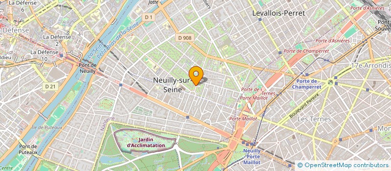 localisation de l'entreprise INDIVISION ORSINI à NEUILLY-SUR-SEINE