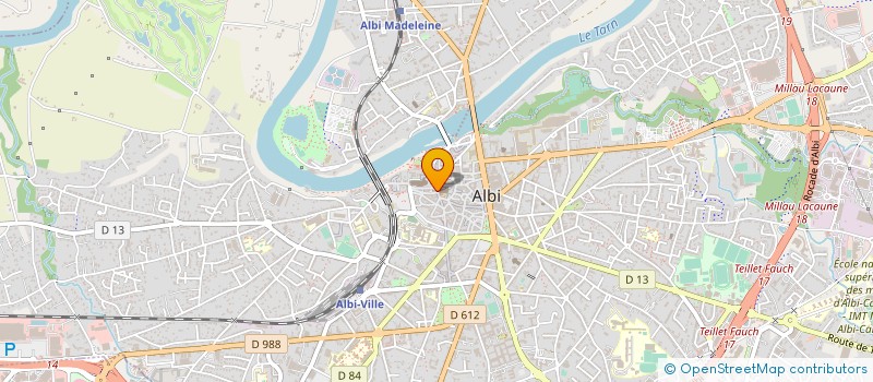 localisation de l'entreprise INDIVISION ORSINI FRANCOISE à ALBI
