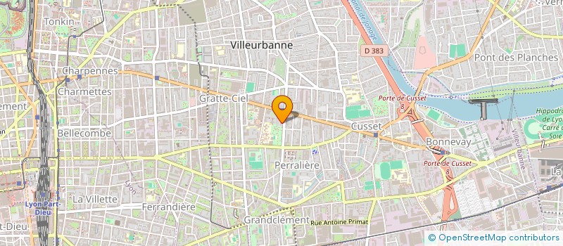 localisation de l'entreprise INDIVISION ORTLIEB YANNICK ET ZAMFIRA ELENA-MADALINA  VILLEURBANNE