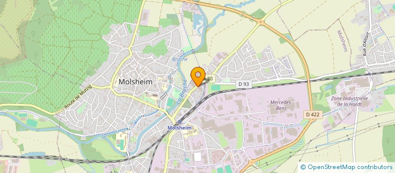 localisation de l'entreprise INDIVISION ORTS PHILIPPE ET SYLVIANE  MOLSHEIM