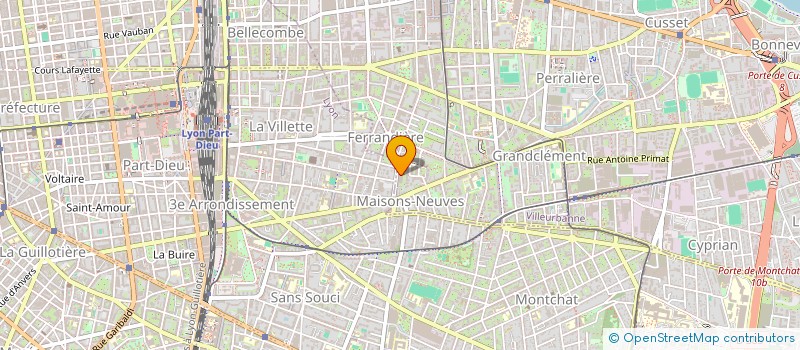 localisation de l'entreprise INDIVISION OSTALCZYK ODDON  VILLEURBANNE