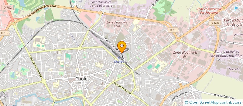 localisation de l'entreprise INDIVISION OSVK à CHOLET
