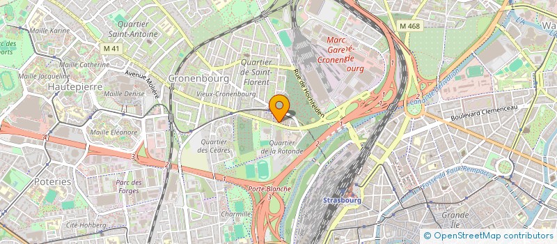 localisation de l'entreprise INDIVISION OSWALD DELOMIER  STRASBOURG